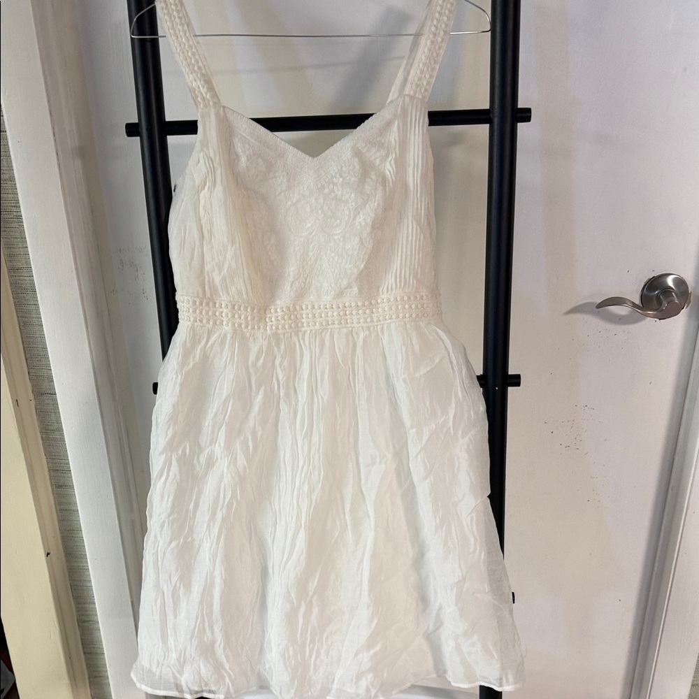 Loft women’s 6 Off White Sleeveless Dress shower wedding